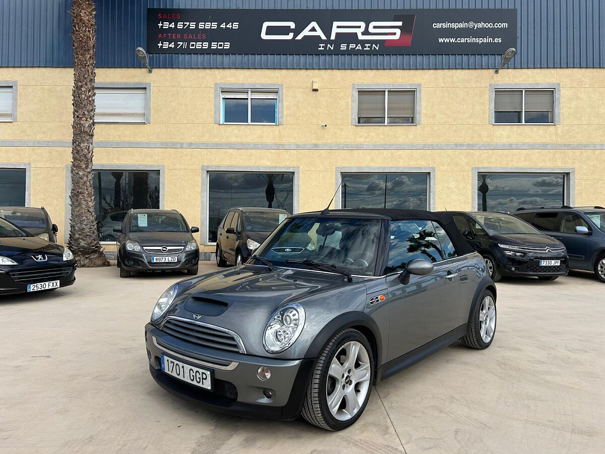 MINI COOPER S CONVERTIBLE 1.6 AUTO SPANISH LHD IN SPAIN 82000 MILES SUPERB 2008